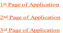 1st Page of Application

2nd Page of Application

3rd Page of Application
